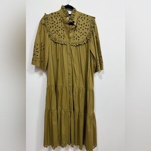 V.DeVinster Birdy women's dress NWOT midi with pockets